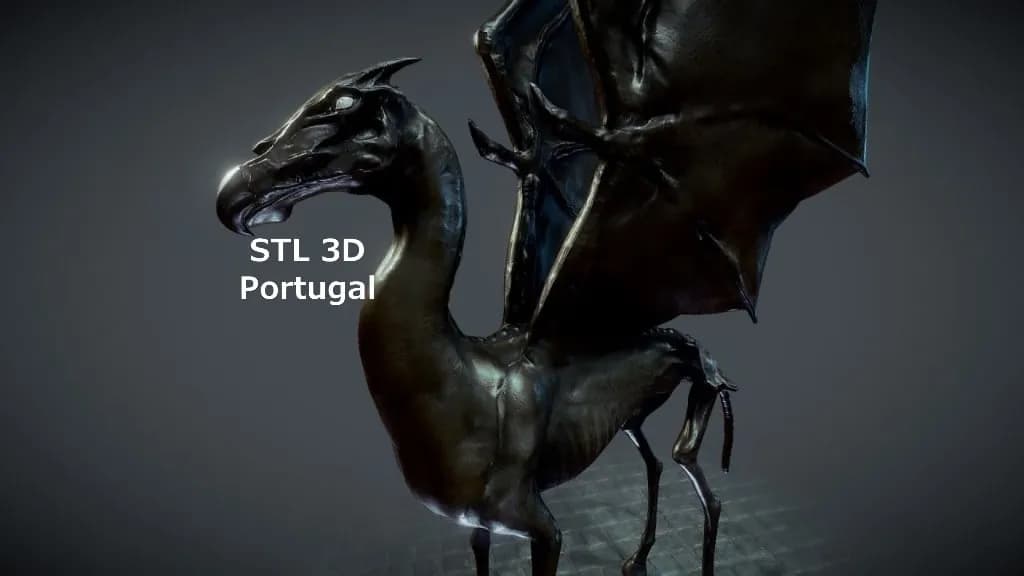 STL - Thestral animado para juego