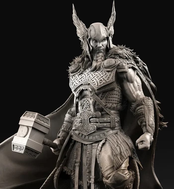 STL - thor celtic warrior