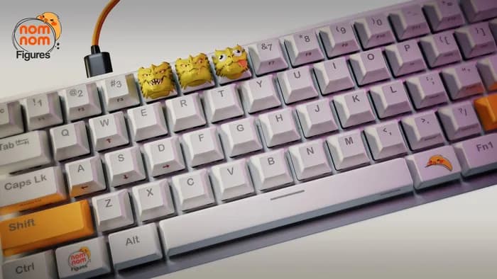 STL - three headed hydra keycaps nomnom