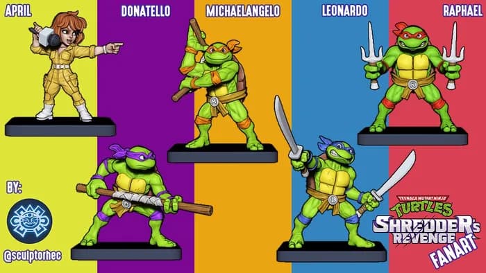 STL - tmnt buddies set 1