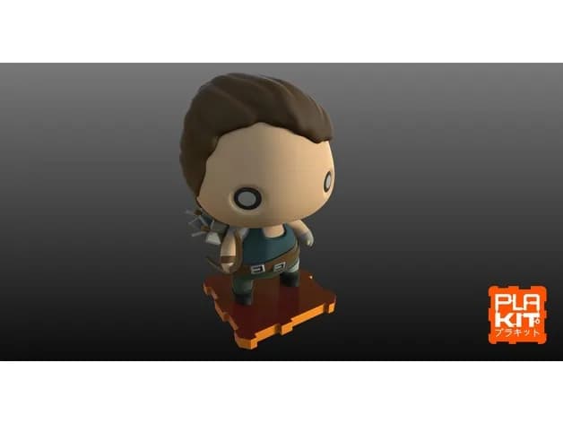 STL - tomb raider lara croft 2018