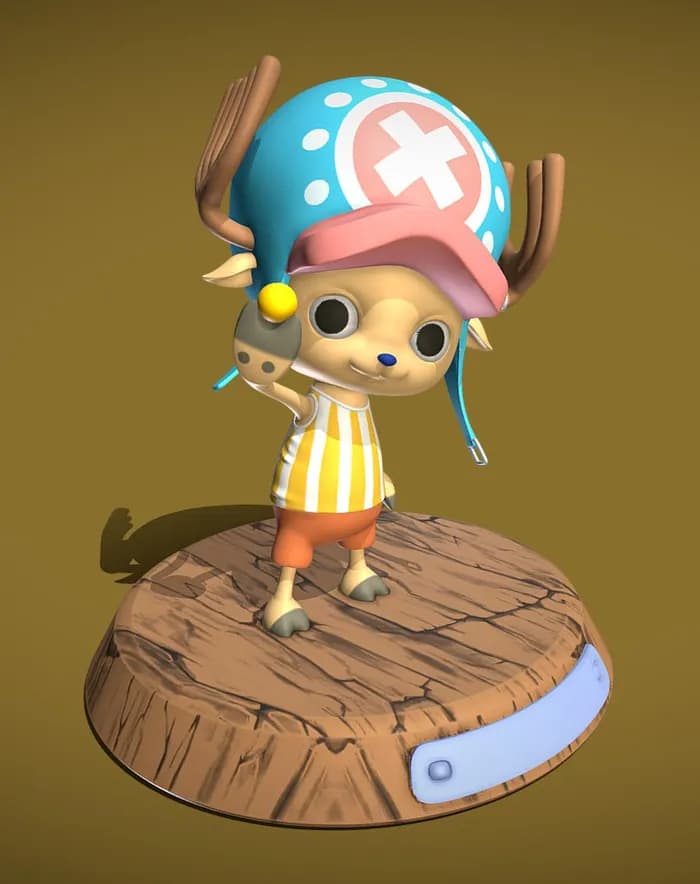 STL - Tony Tony Chopper Figura 3D
