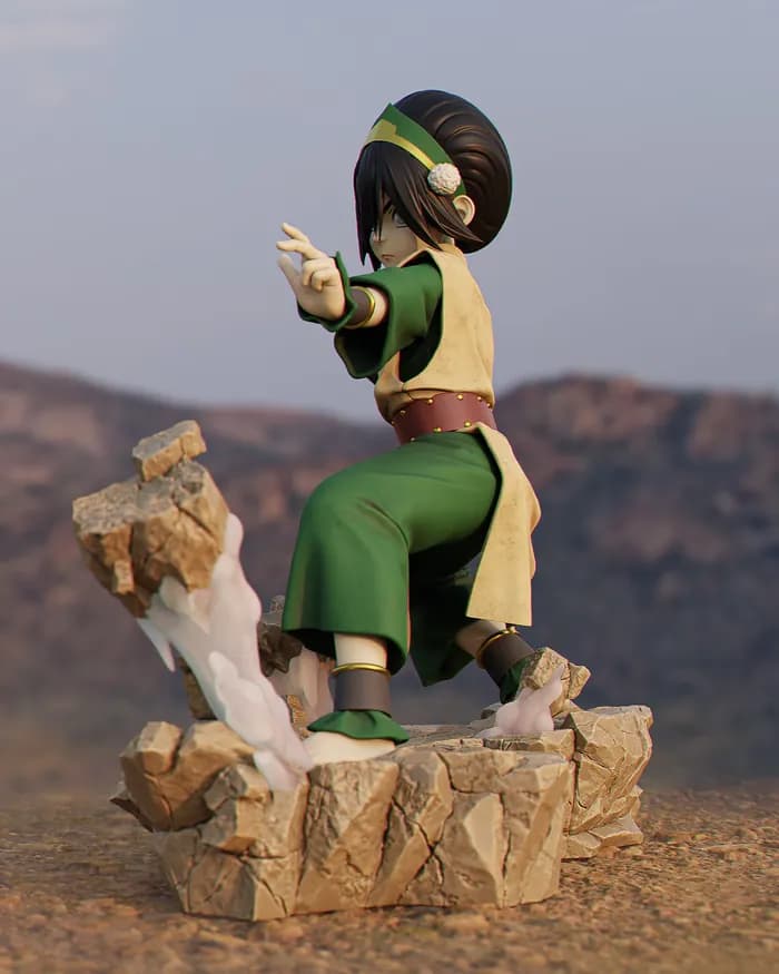 STL - Toph Beifong render 3