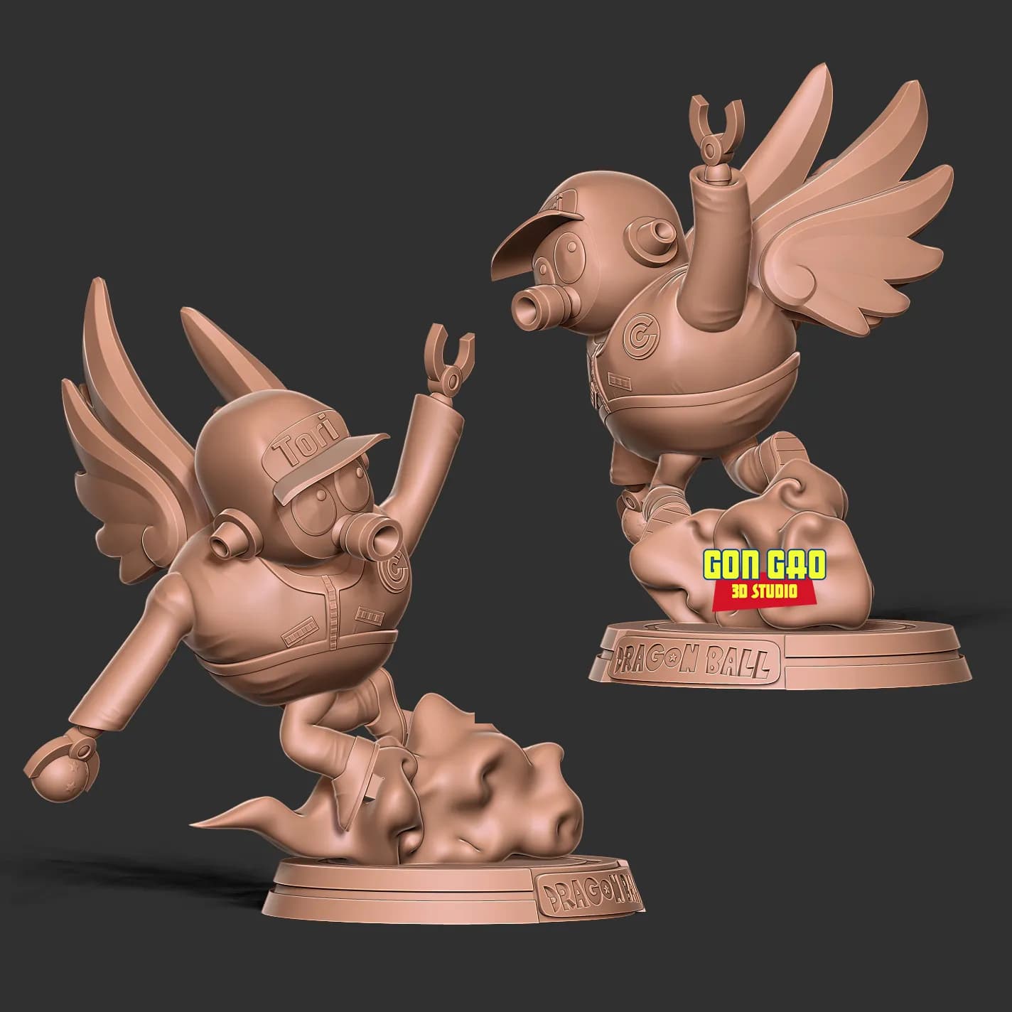 STL - Toribot, creador de Dragon Ball render 5