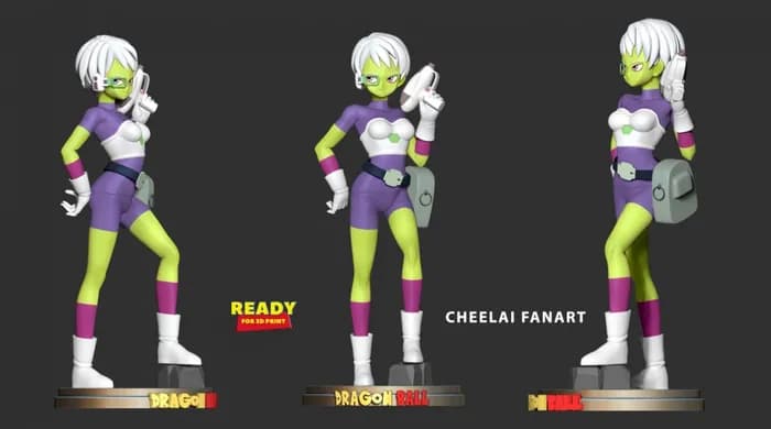 STL - toriyama cheelai render 2