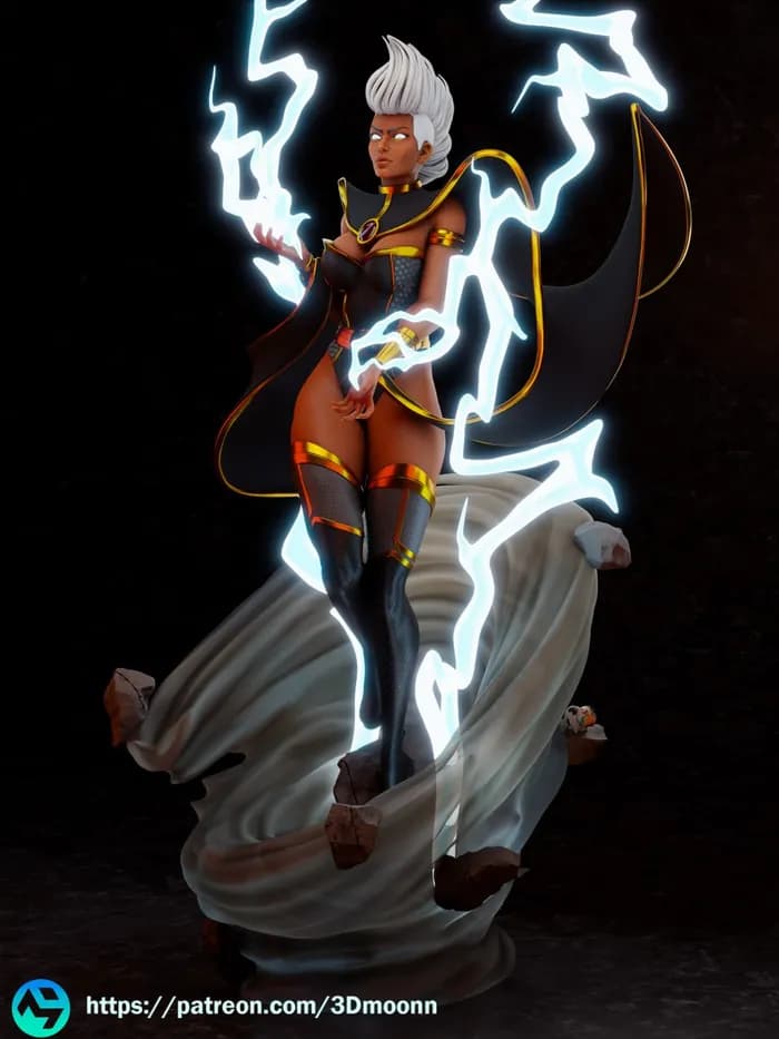 STL - Tormenta X Men render 3