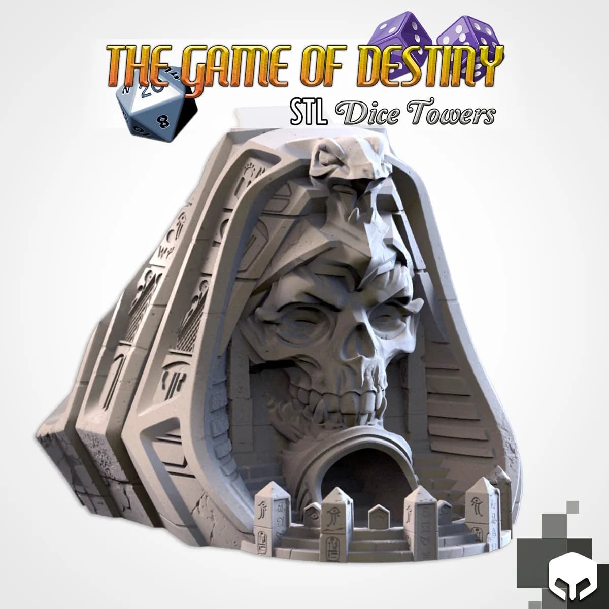STL - Torre de Dados Faraón Calavera