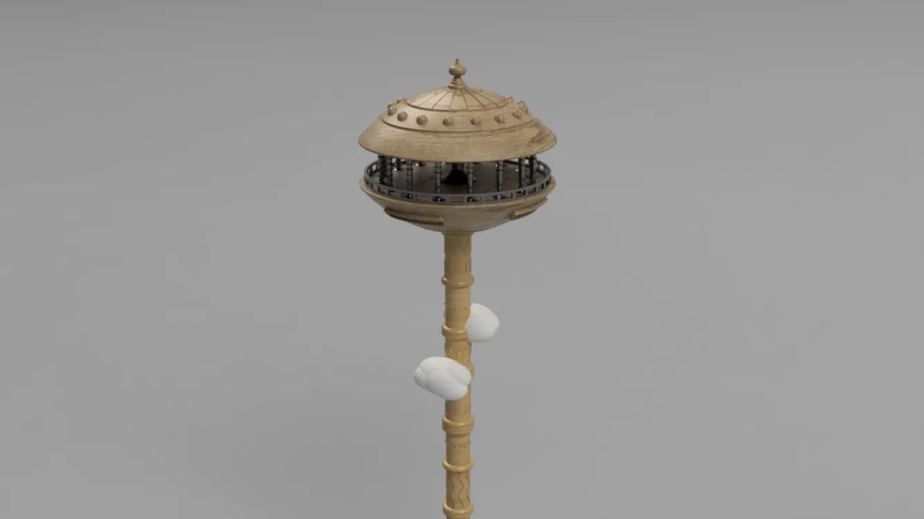STL - Torre Korin render 3