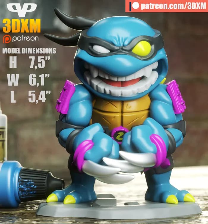 STL - tortuga ninja