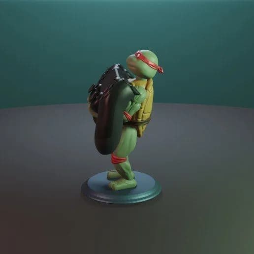 STL - tortugas ninja stand ps4
