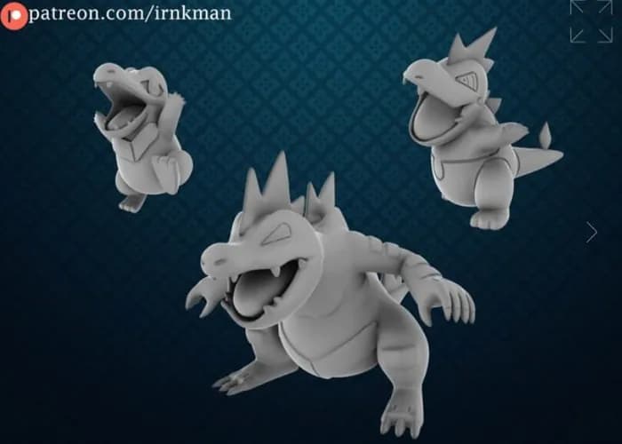 STL - totodile croconaw feraligatr