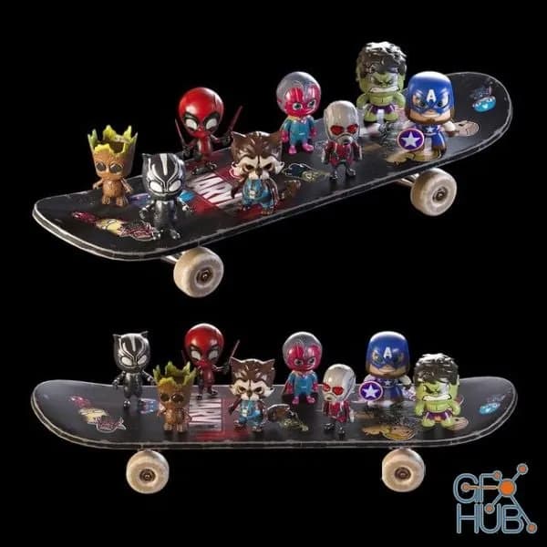 STL - toy marvel (max 2013, obj)