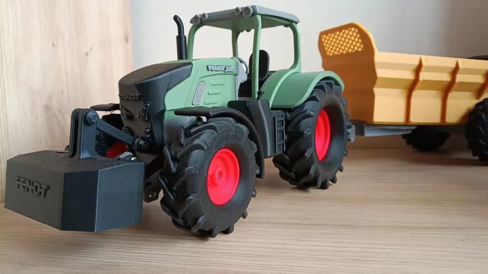 STL - Tractor Fendt Bambu A1 render 3