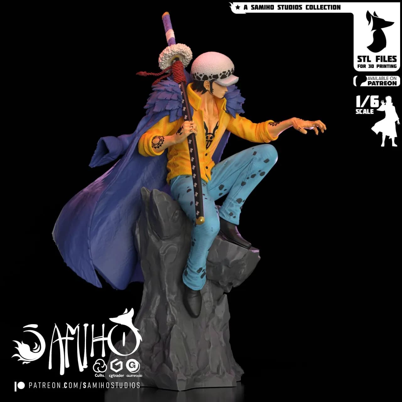 STL - Trafalgar Law One Piece