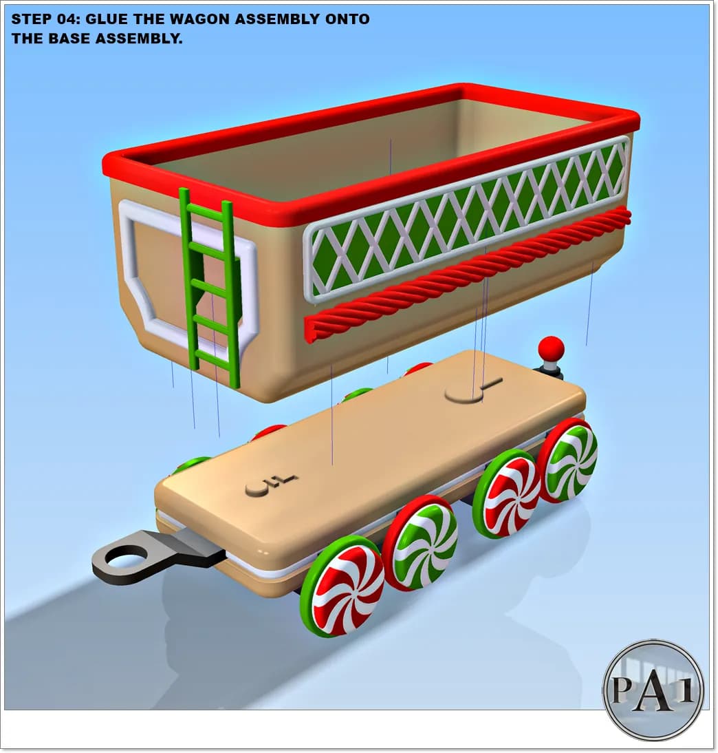 STL - Tren de Navidad Polar Express