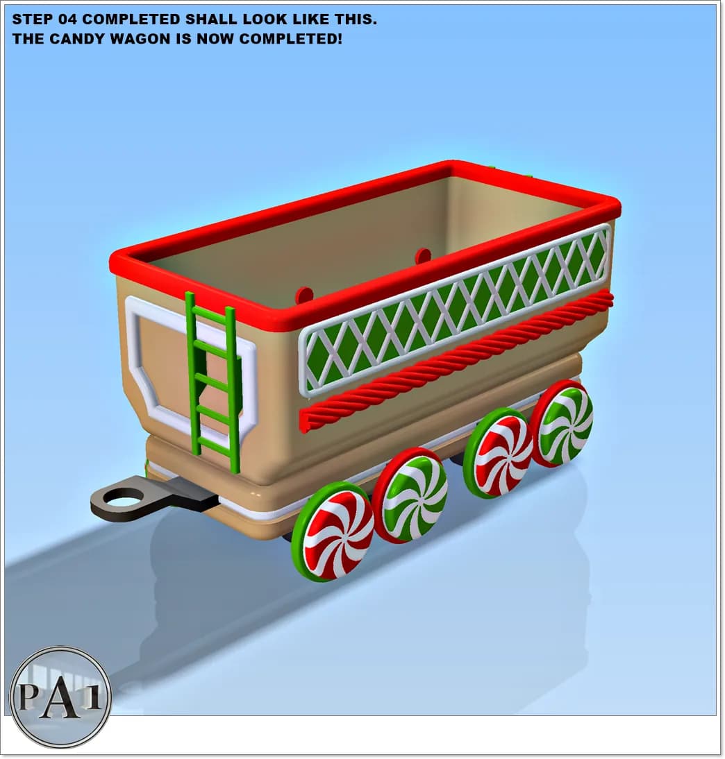 STL - Tren de Navidad Polar Express