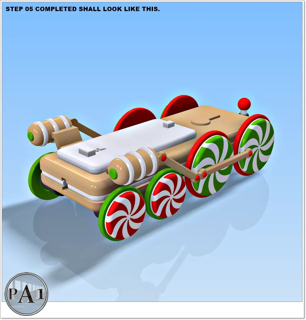 STL - Tren de Navidad Polar Express