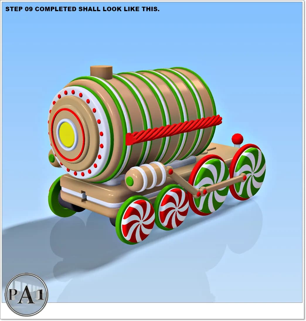 STL - Tren de Navidad Polar Express
