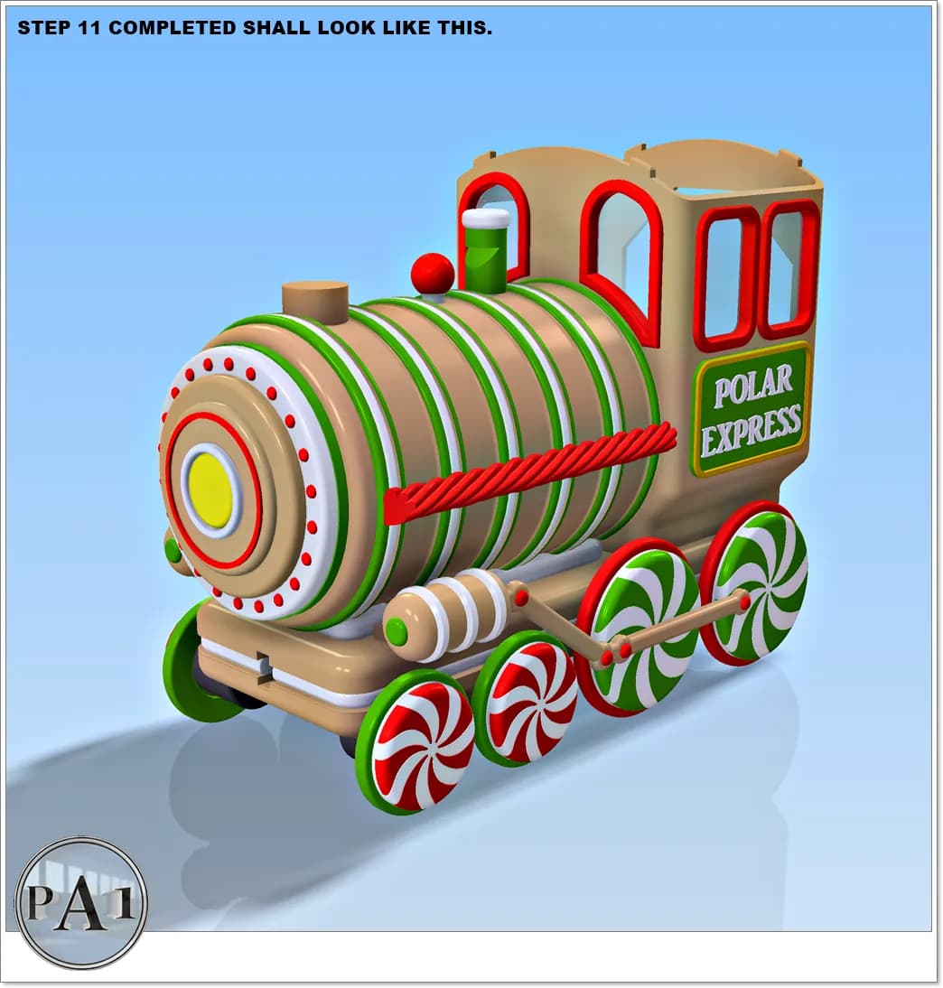 STL - Tren de Navidad Polar Express