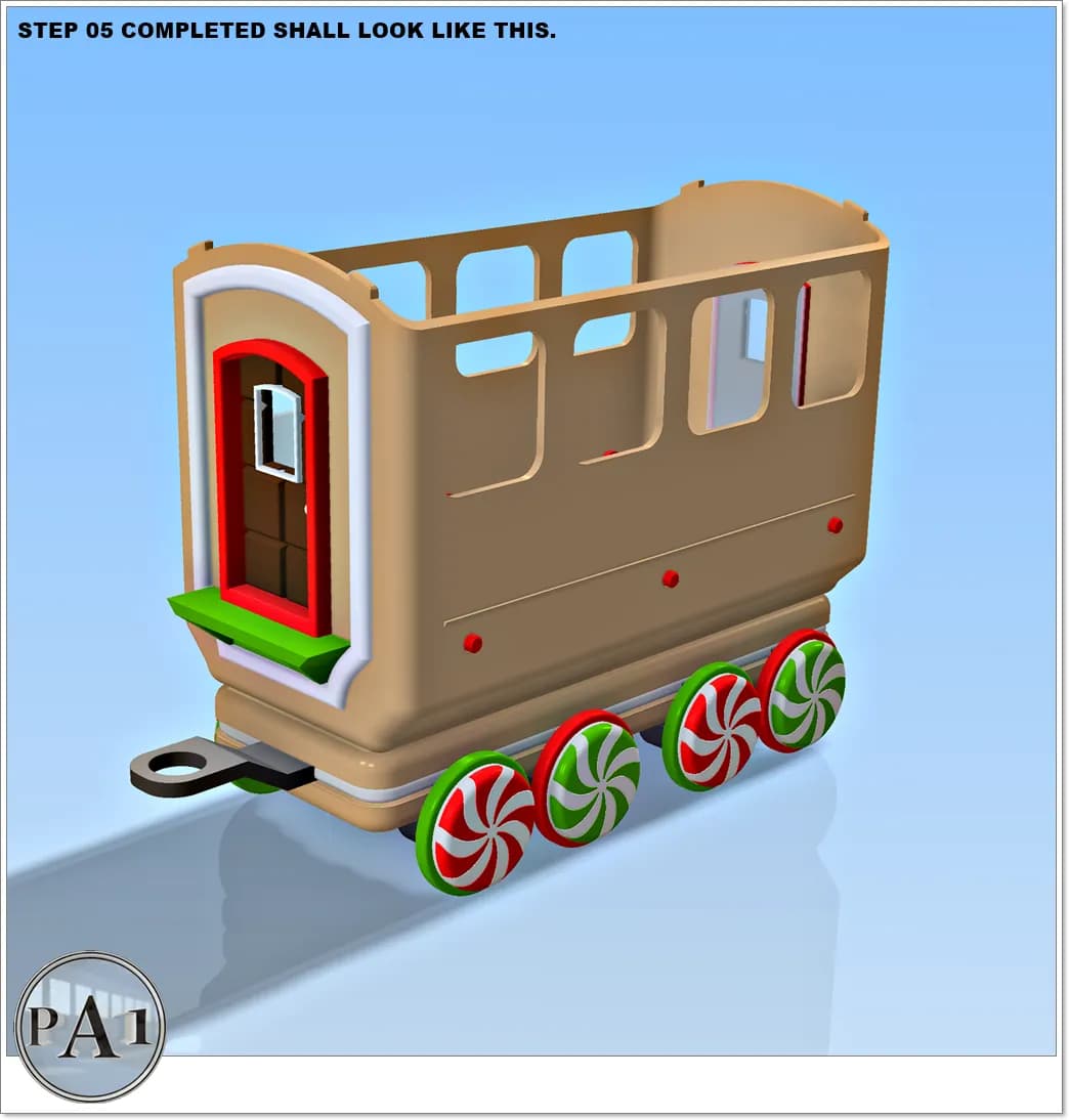 STL - Tren de Navidad Polar Express