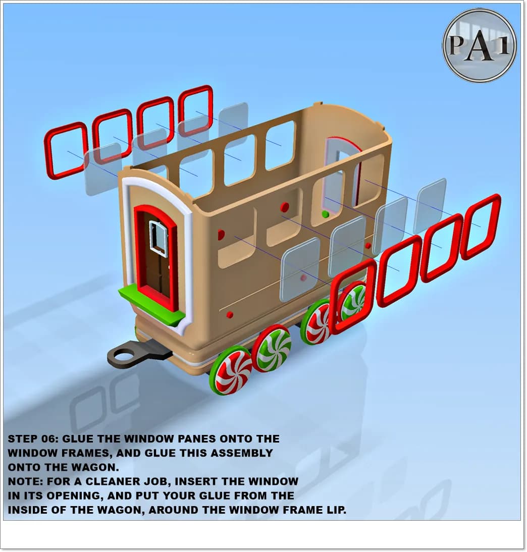STL - Tren de Navidad Polar Express