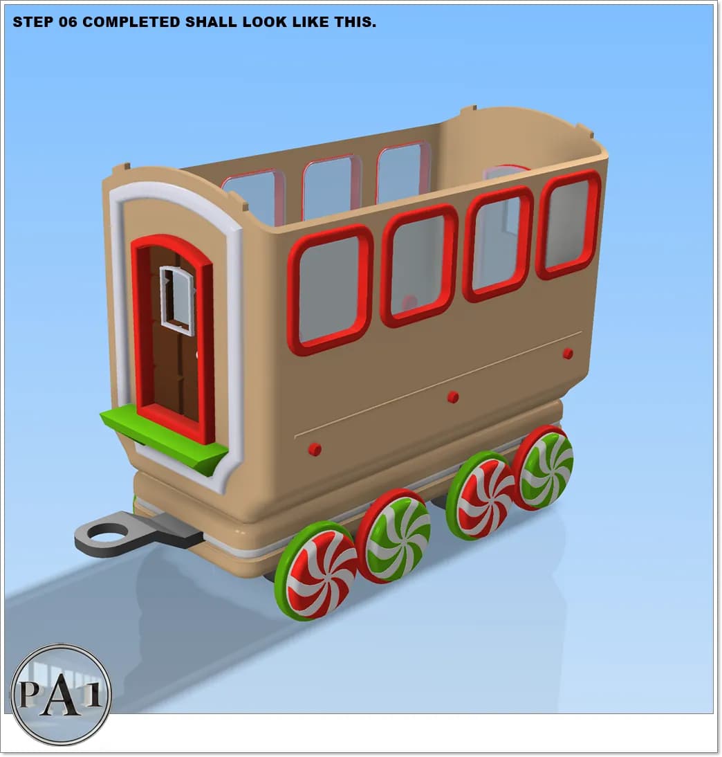 STL - Tren de Navidad Polar Express