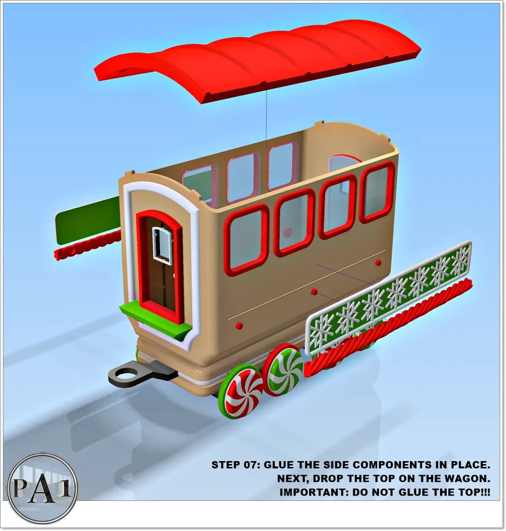 STL - Tren de Navidad Polar Express