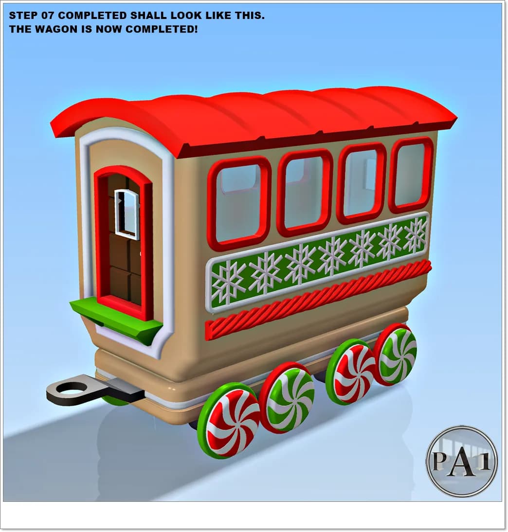 STL - Tren de Navidad Polar Express