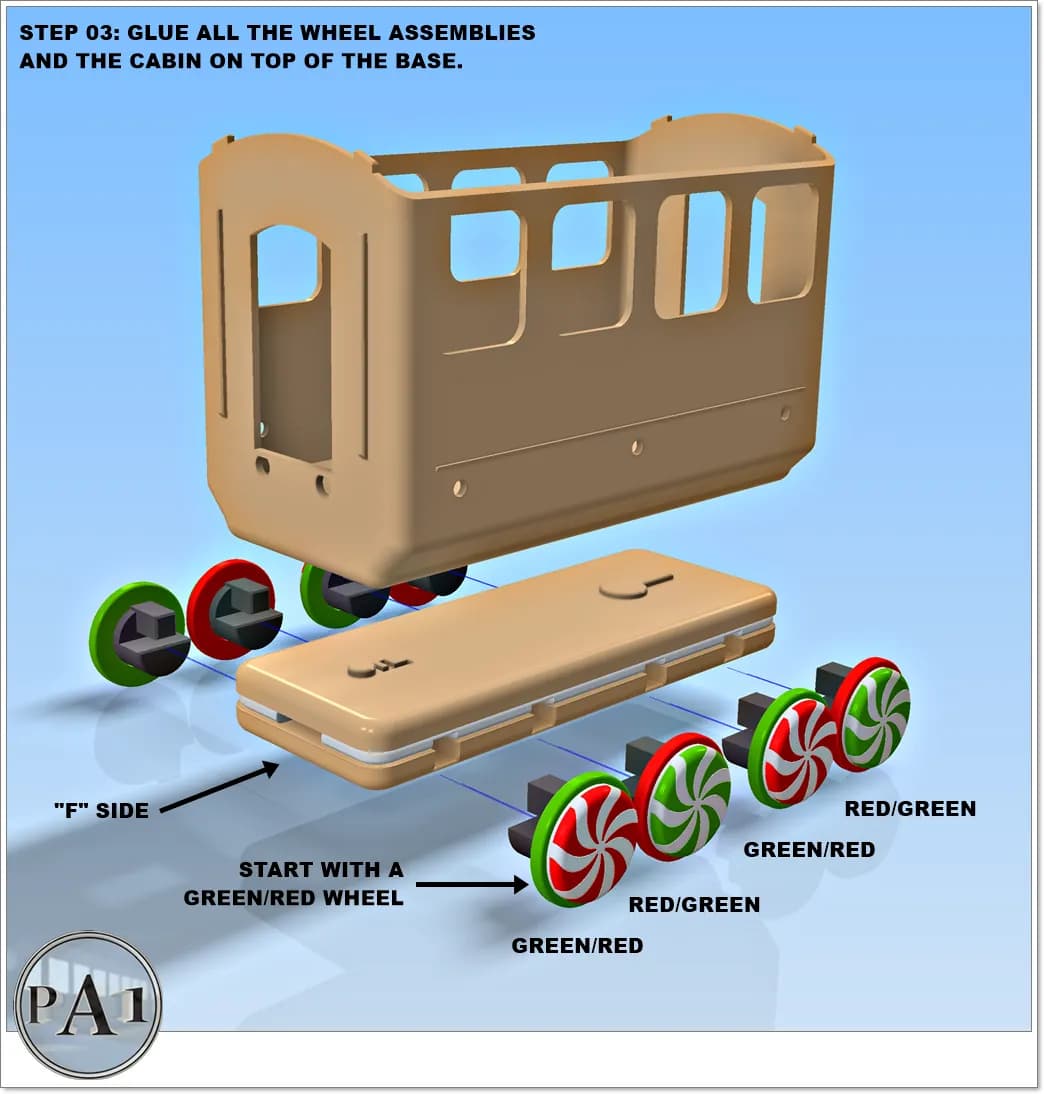 STL - Tren de Navidad Polar Express