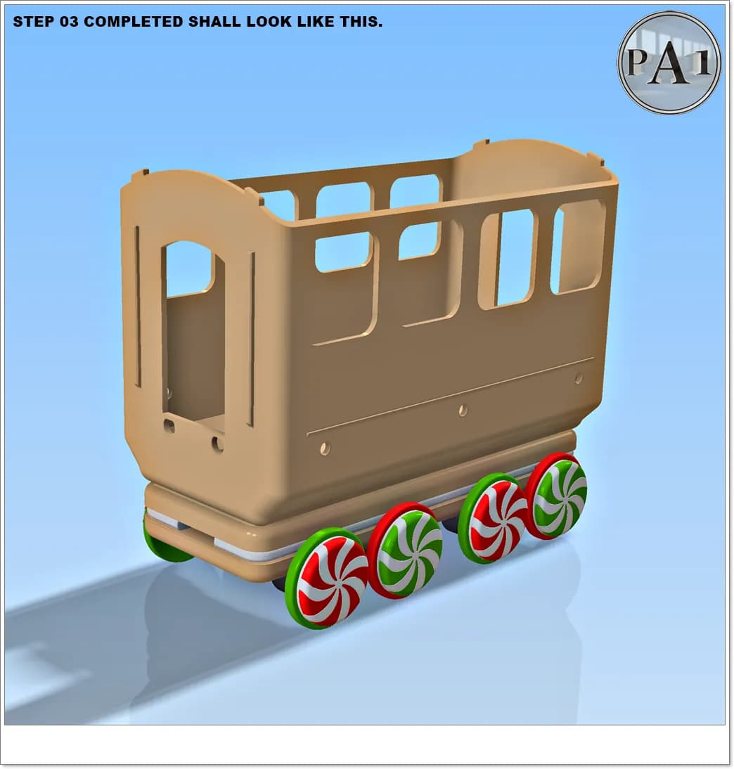 STL - Tren de Navidad Polar Express