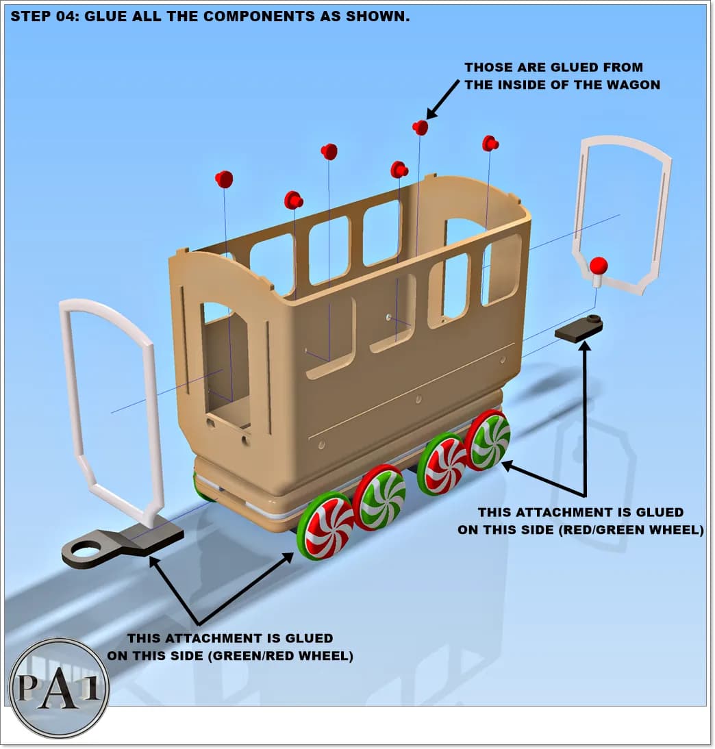 STL - Tren de Navidad Polar Express
