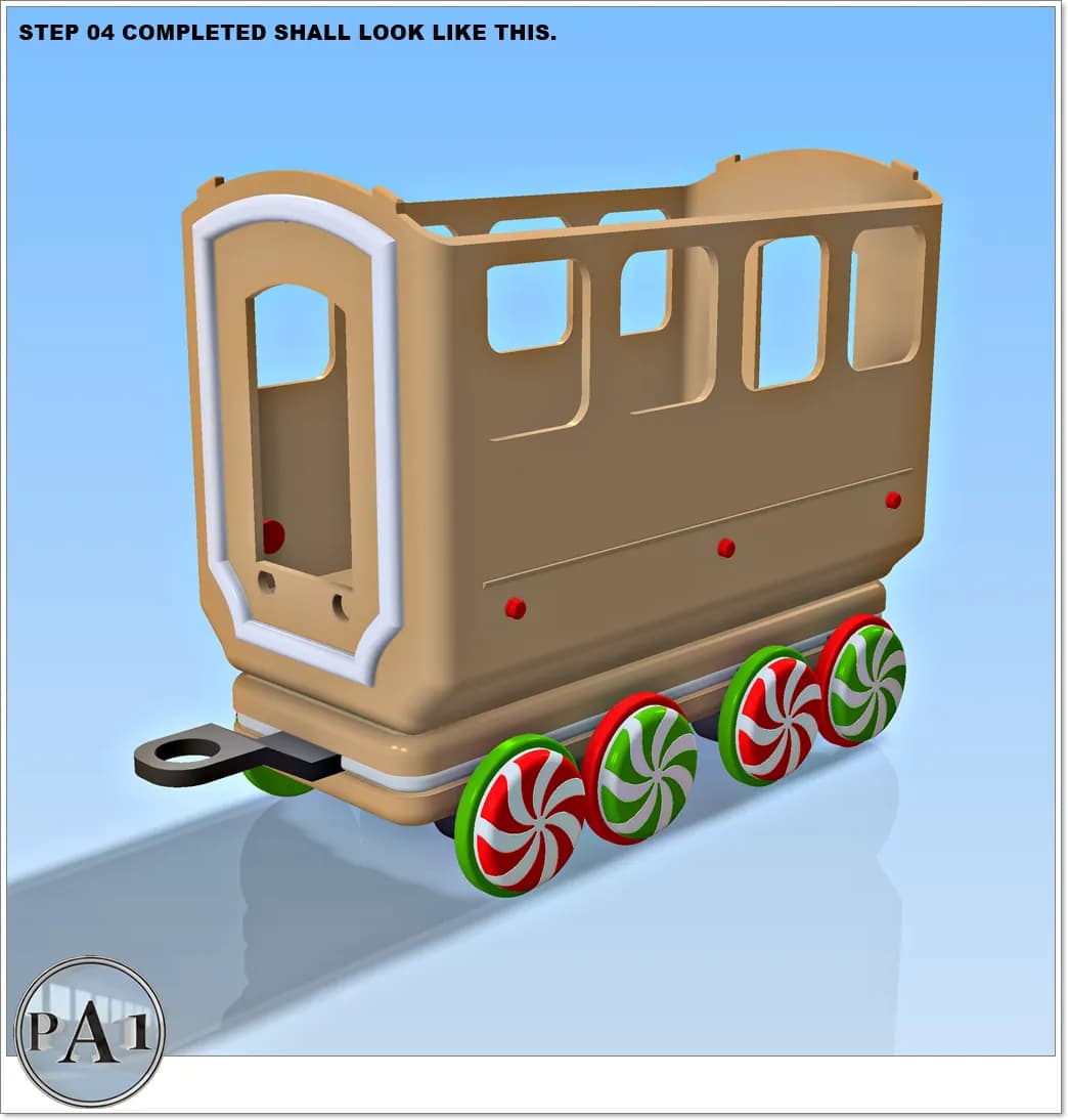 STL - Tren de Navidad Polar Express