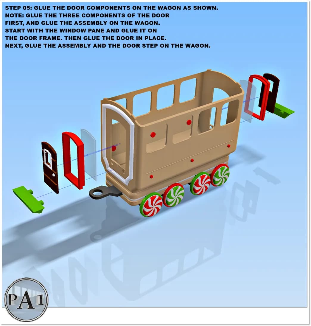 STL - Tren de Navidad Polar Express