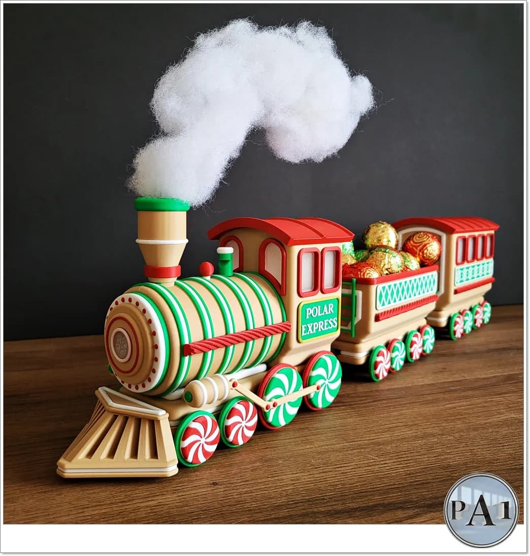 STL - Tren de Navidad Polar Express