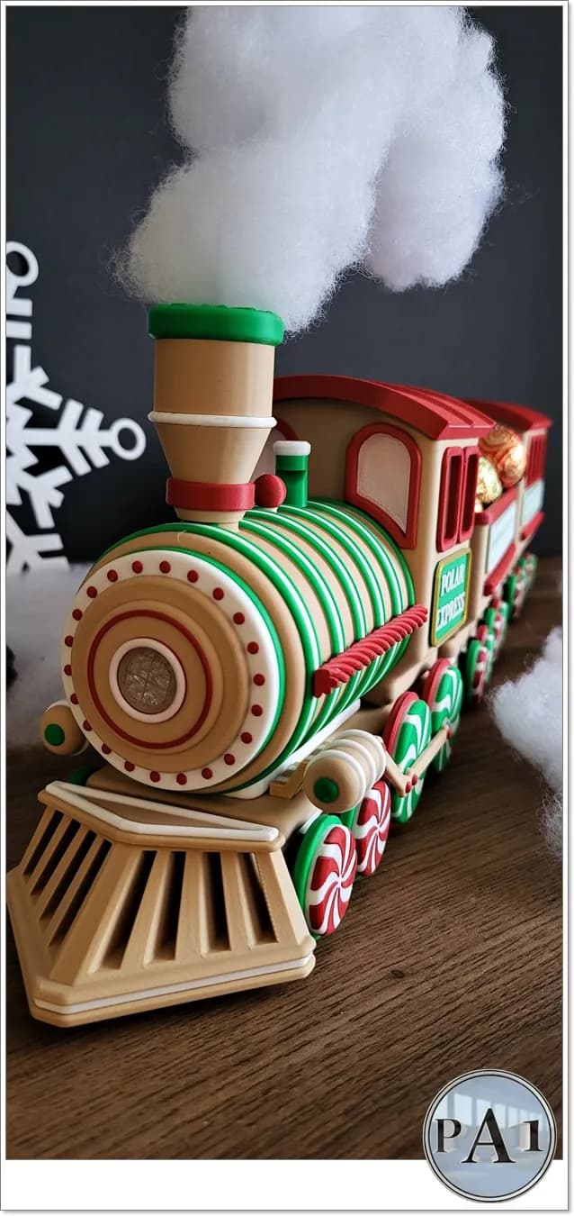 STL - Tren de Navidad Polar Express