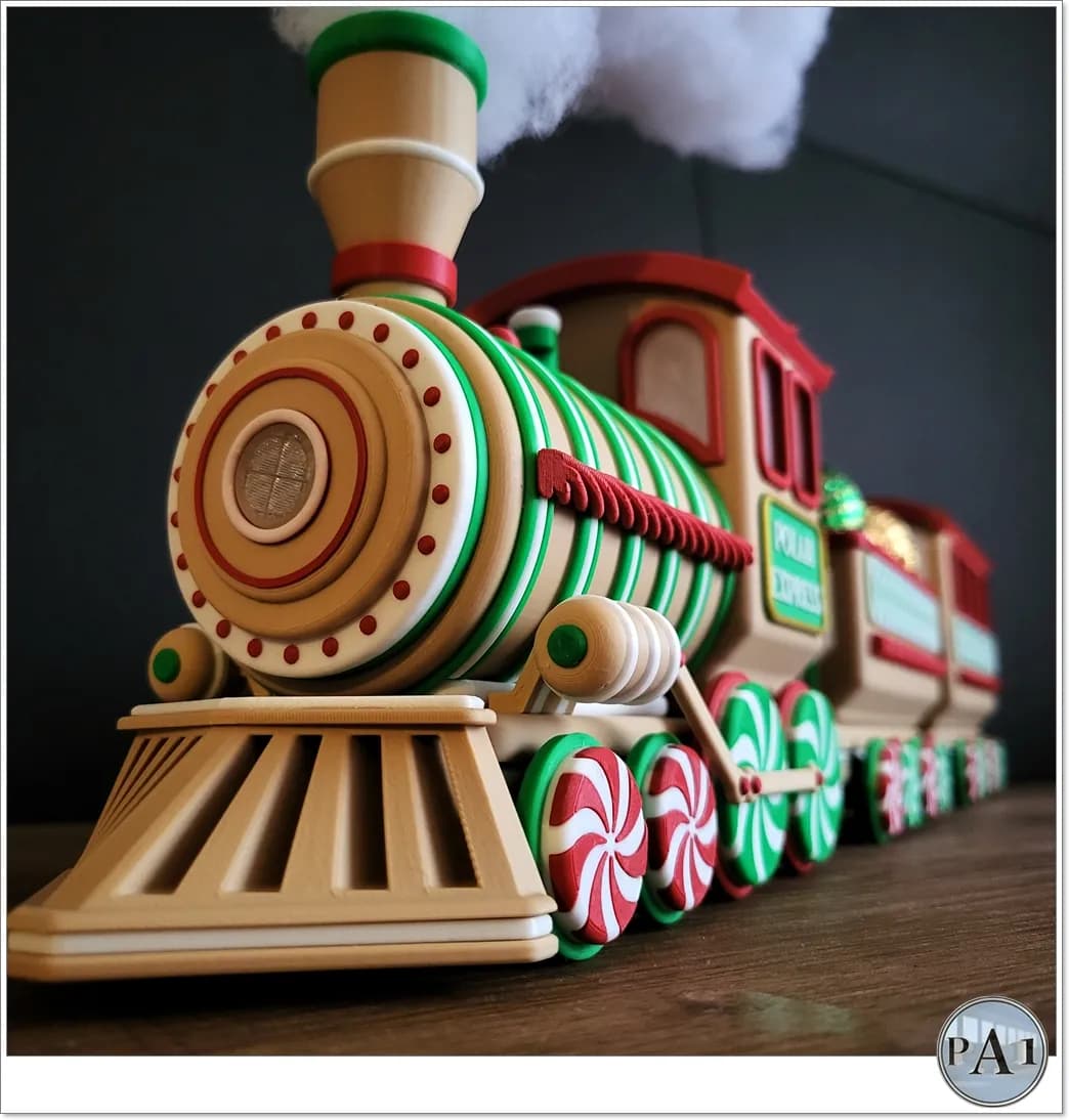 STL - Tren de Navidad Polar Express