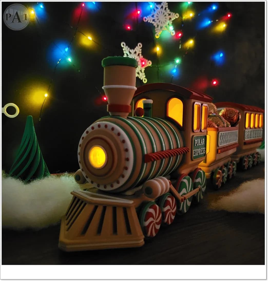 STL - Tren de Navidad Polar Express