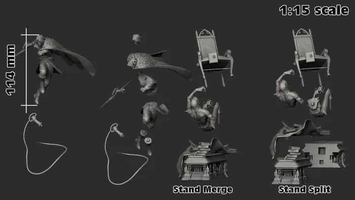 STL - Trevor Belmont cazando monstruos render 4