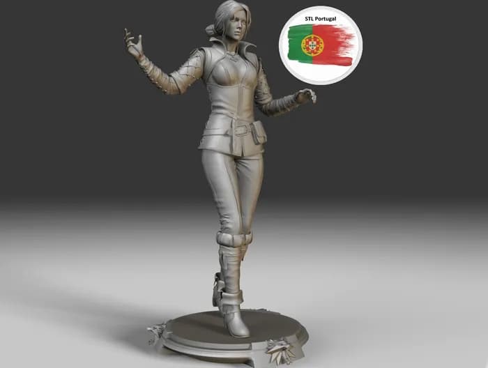 STL - Triss Merigold TheWitcher .zipdd