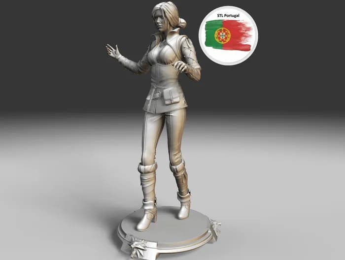 STL - Triss Merigold TheWitcher .zipdd