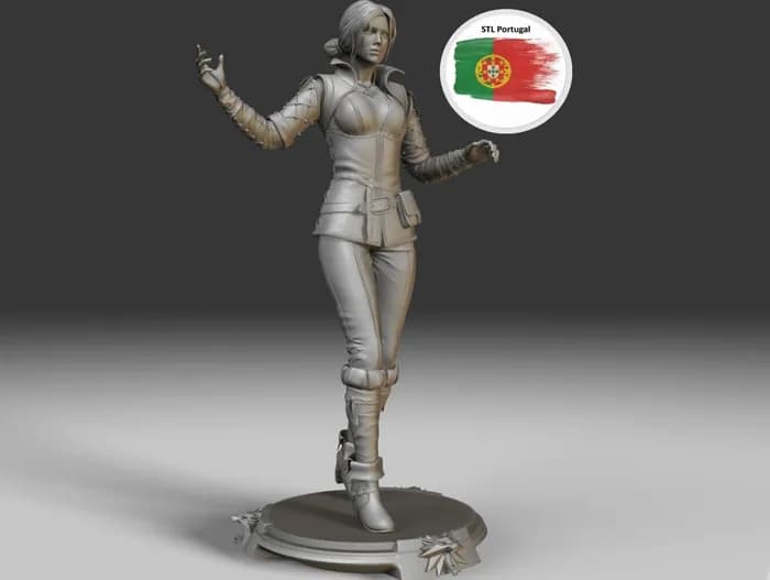 STL - Triss Merigold TheWitcher .zipdd