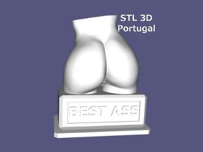 STL - Trofeo Mejor Trasero render 2