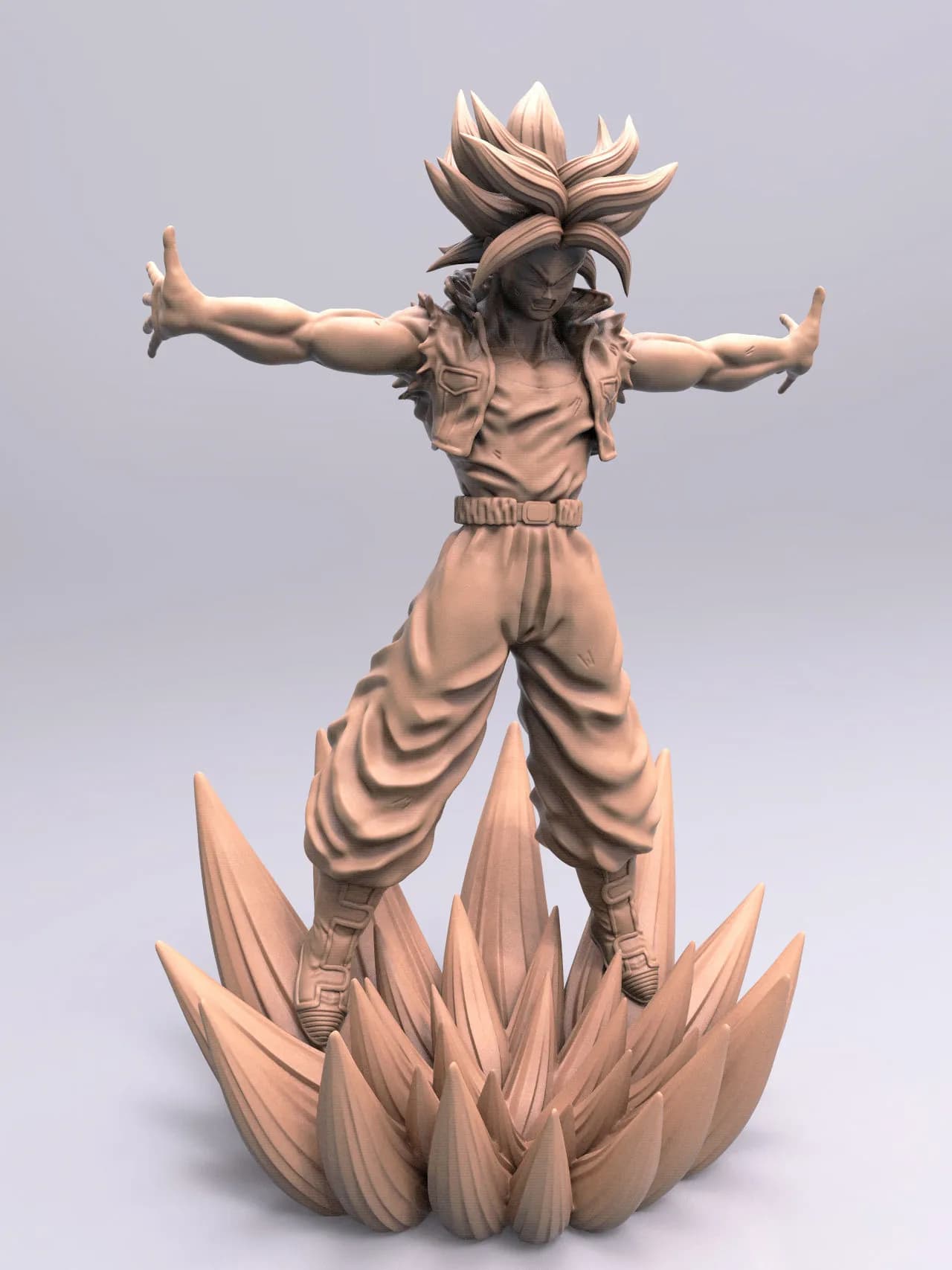 STL - Trunks Flash 2 render 2