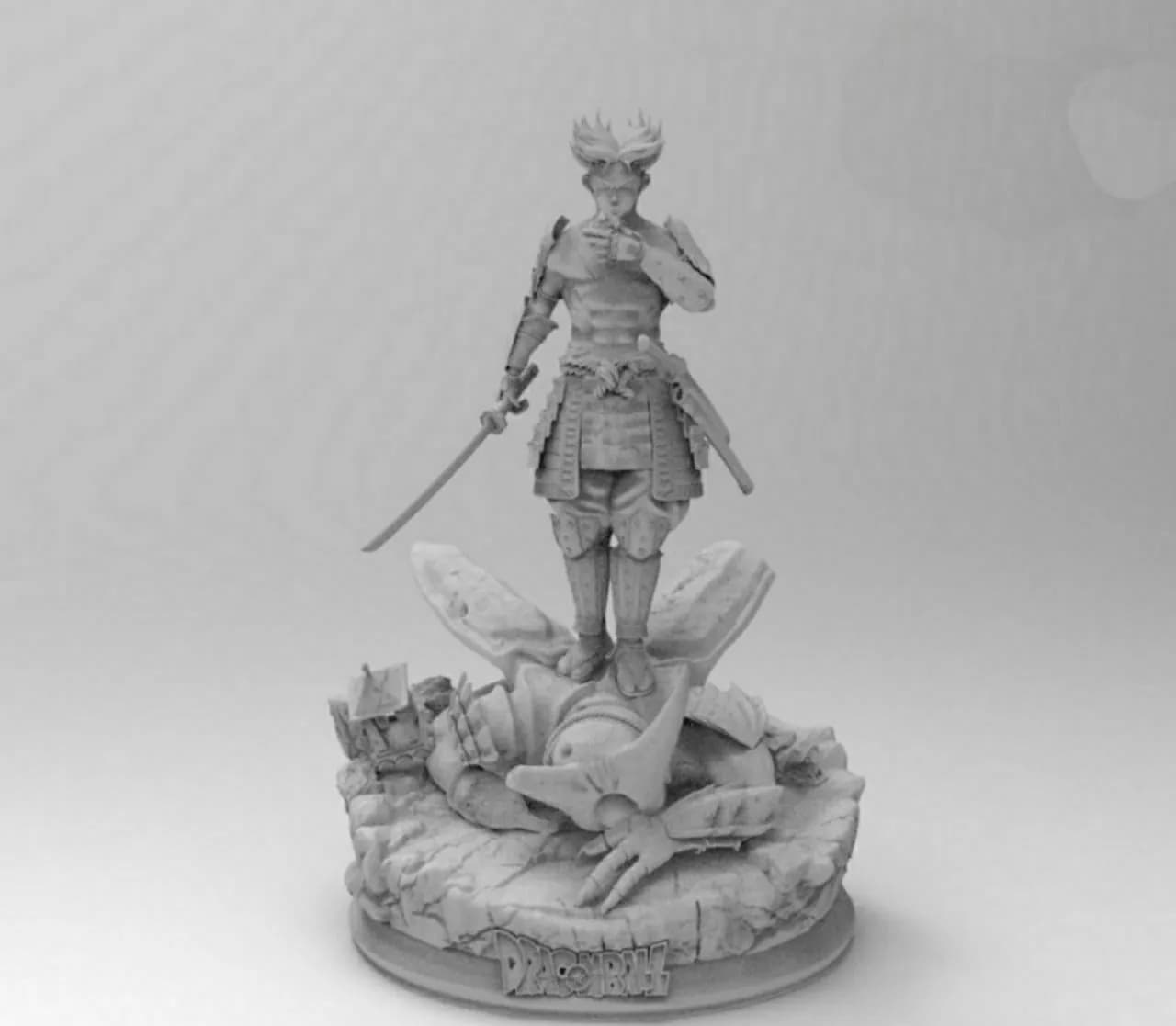STL - Trunks Samurai 5 render 2