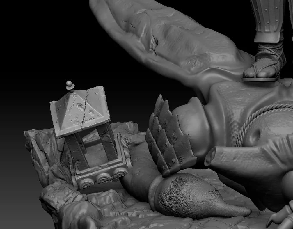 STL - Trunks Samurai 5 render 3