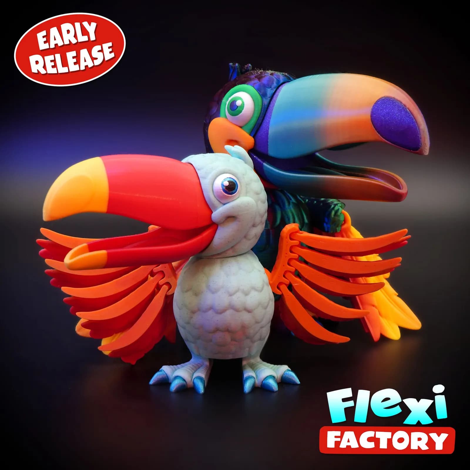 STL - Tucán flexible articulado