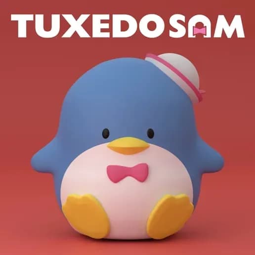 STL - tuxedo sam 3d model stl