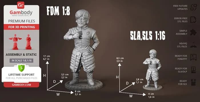 STL - tyrion gamebody render 2