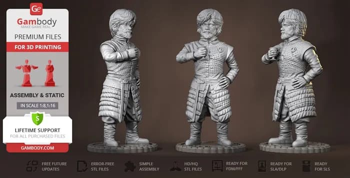 STL - tyrion gamebody render 3