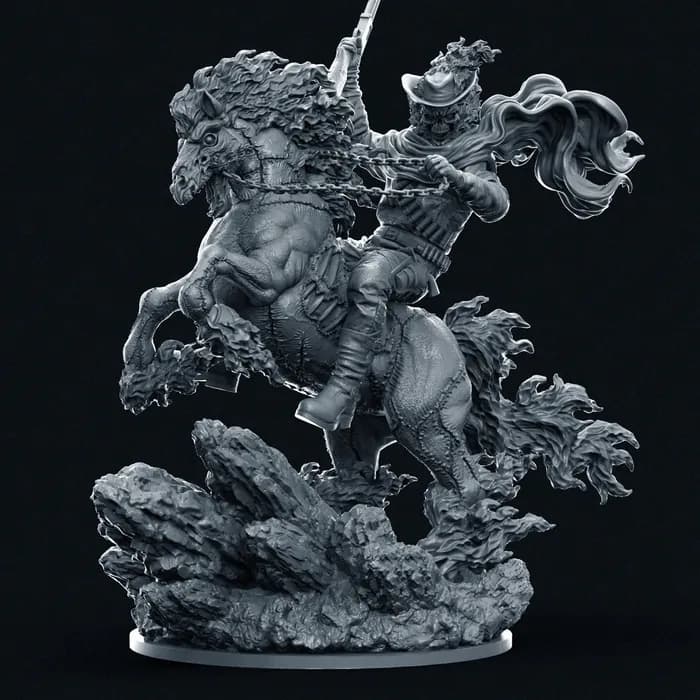 STL - u3dprintshop ghost rider